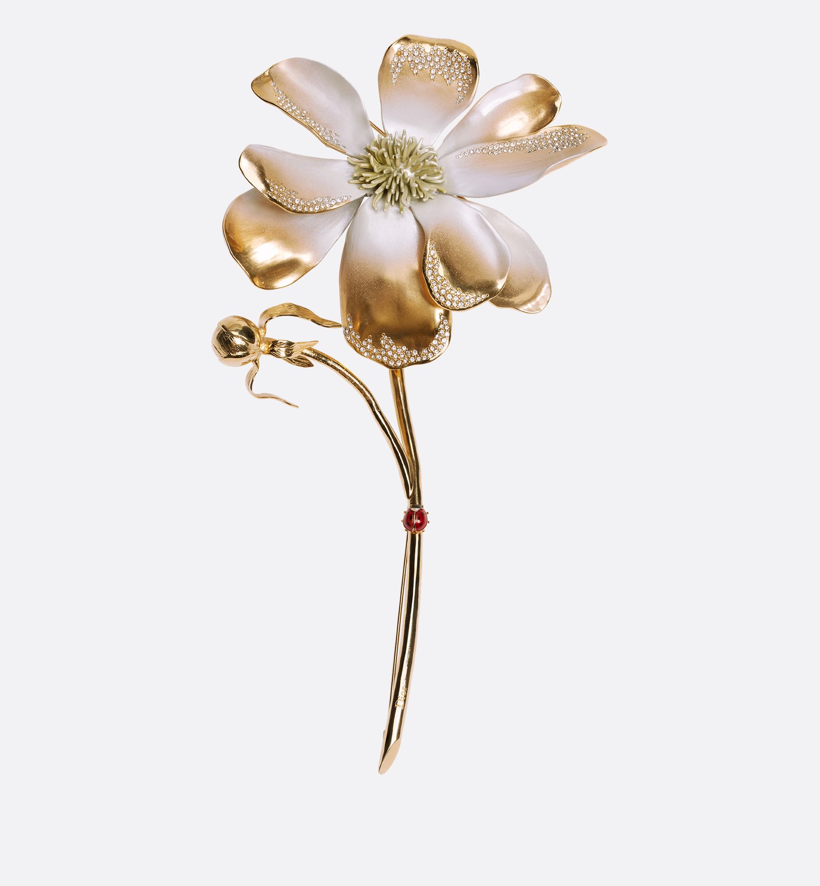 DIOR | Dior en Flowers ブローチ メタル・クリスタル・ラッカー