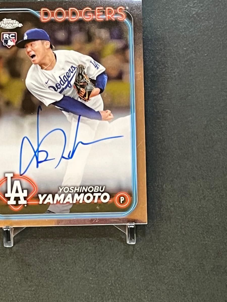 山本由伸 直筆サインカード 2024 Topps Chrome RA-YY｜Yahoo!フリマ