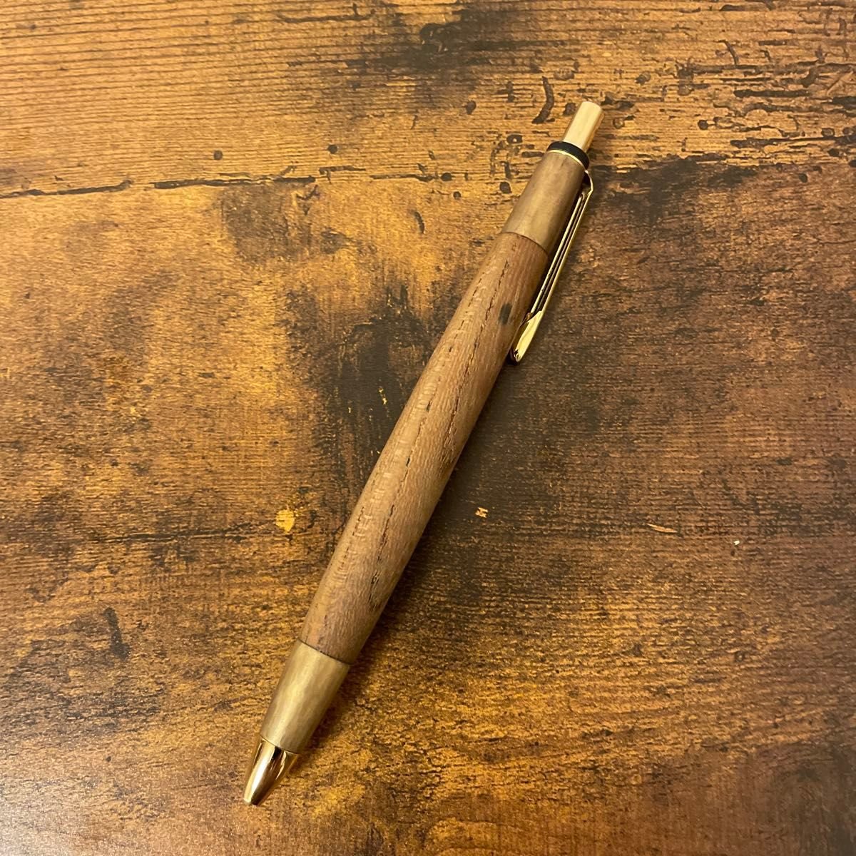ボナンペン 欅 真鍮金具 0.5mm シャープペン