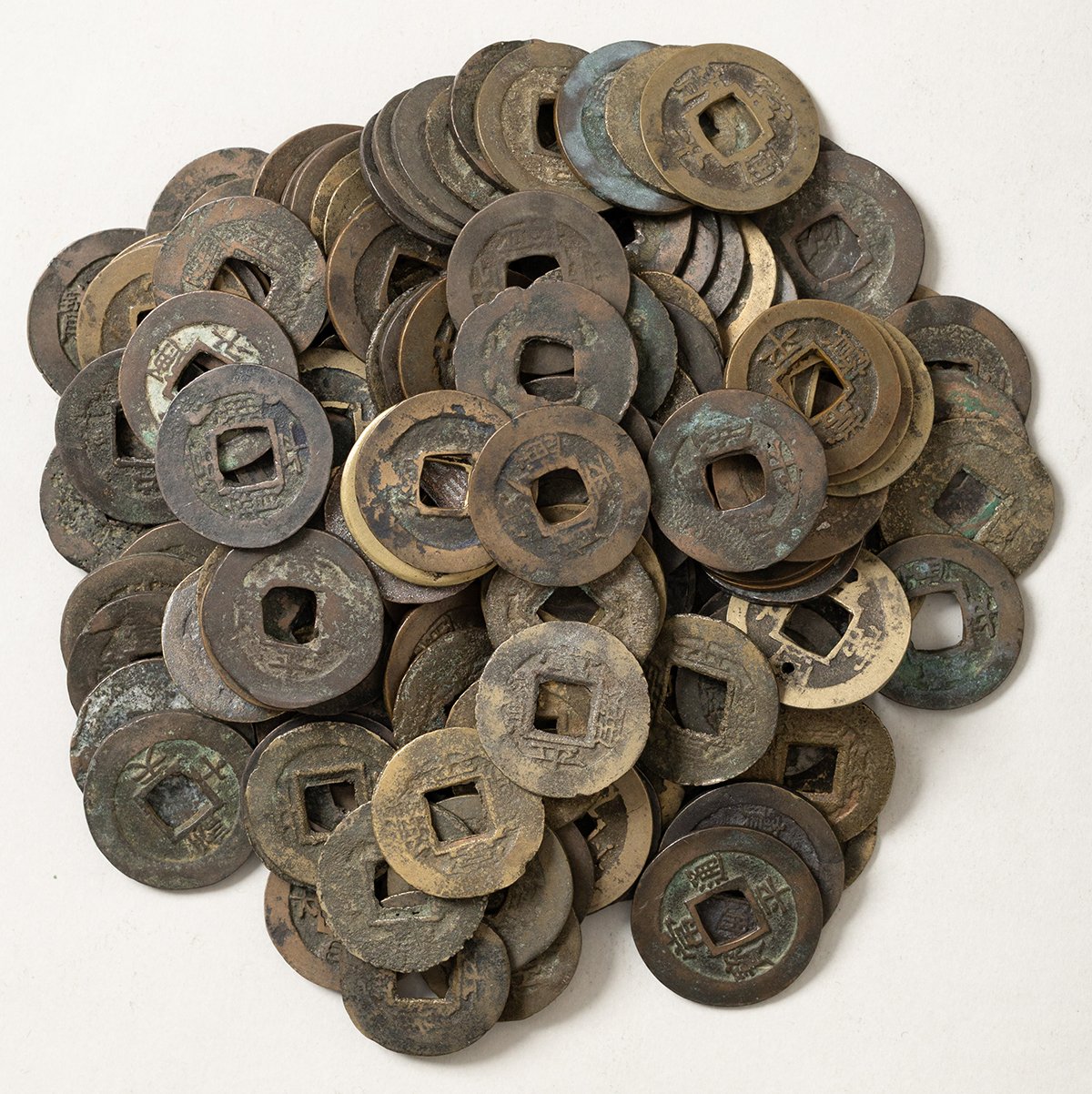 古圜法 宝六化 古文銭 春秋戦国 中国 古銭 貨幣 中国古銭の種類一覧