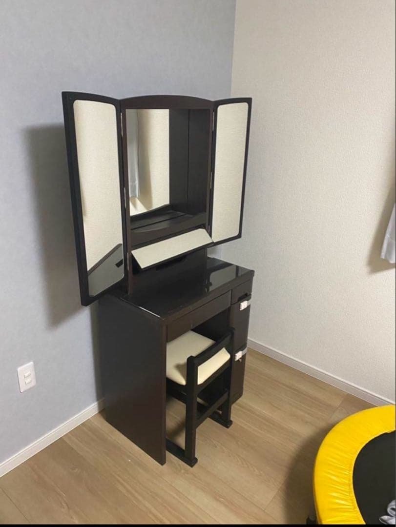【美品】ニトリ 三面鏡ドレッサー 鏡台 ※たのメル便 ニトリ Yahoo!店 - 三面鏡ドレッサー｜Yahoo!ショッピング